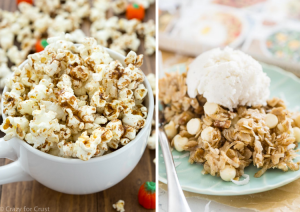 Crazy for Crust Pumpkin Spice Popcorn and Coconut Pumpkin Spice Granola